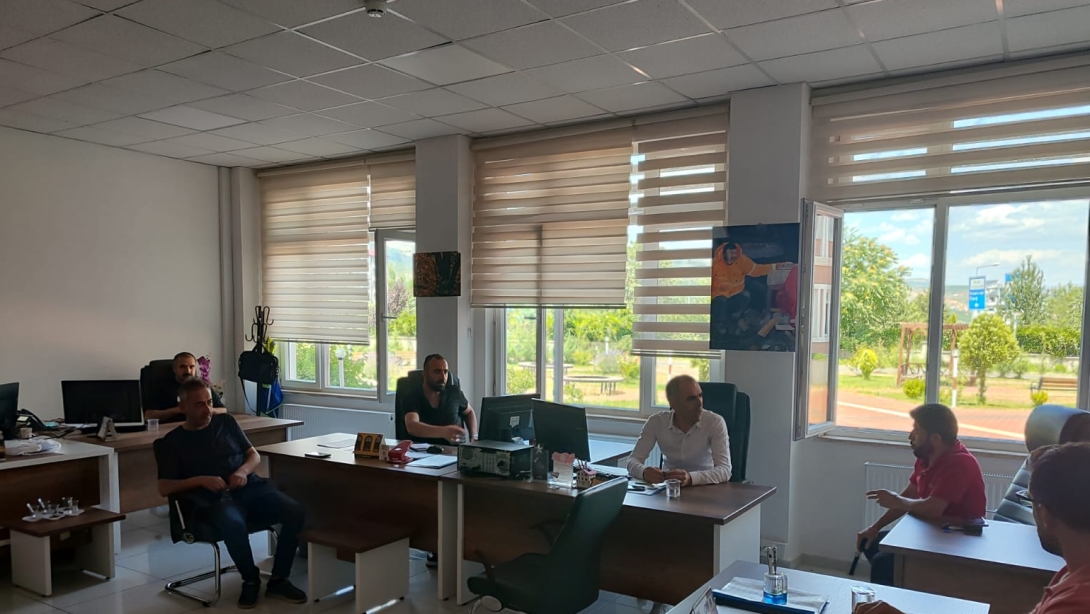 Bingöl İl MEM İş Yeri Sağlık ve Güvenlik Birimi Yıl Sonu Toplantısı Yapıldı